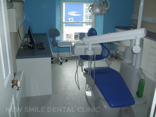 Dentist chair in surgery